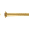 LUX Rundkopfstift Ø 1,6 mm x 17 mm Vermessingt 100 Stück