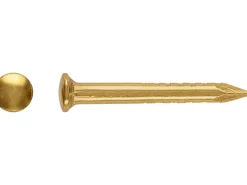 LUX Rundkopfstift Ø 1,2 mm x 13 mm Vermessingt 200 Stück