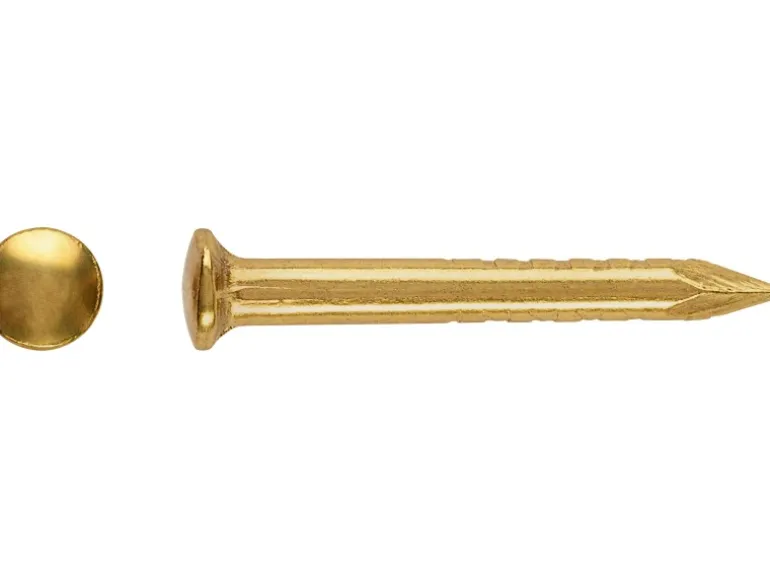 LUX Rundkopfstift Ø 1,2 mm x 13 mm Vermessingt 200 Stück