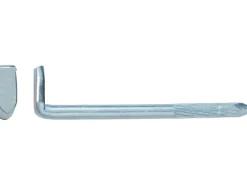 LUX Stahlhaken Gerillt Ø 3,5 mm x 60 mm Verzinkt 4 Stück