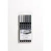 LYRA Aqua Brush Duo Doppelfasermaler Grau verschiedene Farben 6 Stück