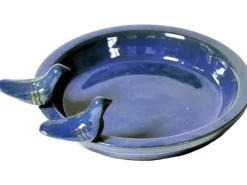 M Collections Vogelbad Rund 3,5 cm x 30 cm x 30 cm Blau