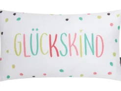 Magma Kissen Glückskind 30 cm x 50 cm Bunt