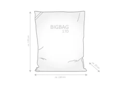 Magma Sitzsack Big Bag Brava 380 l Braun