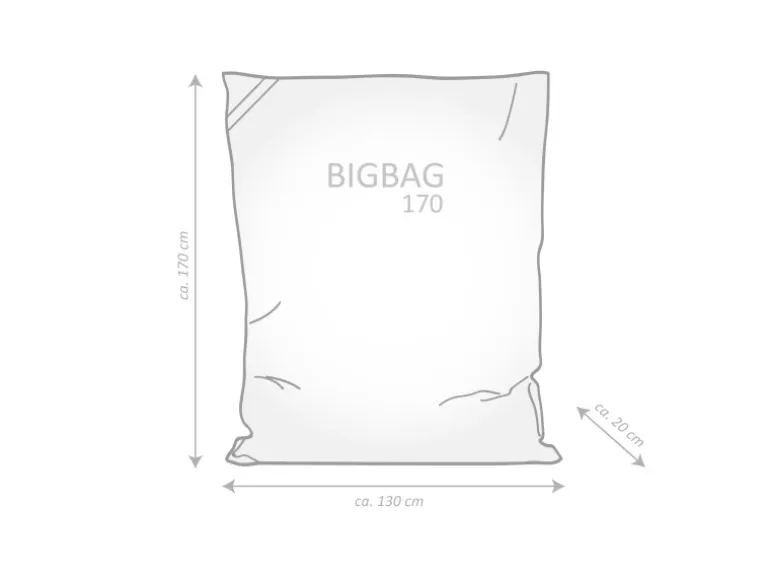Magma Sitzsack Big Bag Brava 380 l Braun