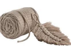 Makramee Rope 5 mm 500 g gedreht Taupe
