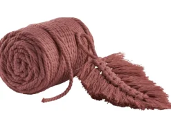 Makramee Rope 5mm 500 g gedreht Mauve