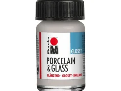 Marabu Porcelain & Glass Glossy 15 ml Metallic-Silber