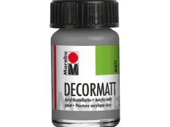 Marabu Acryl-Farbe Decormatt Hellgrau 15 ml