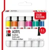 Marabu Acrylfarbenset Color Blocking 6 x 12 ml