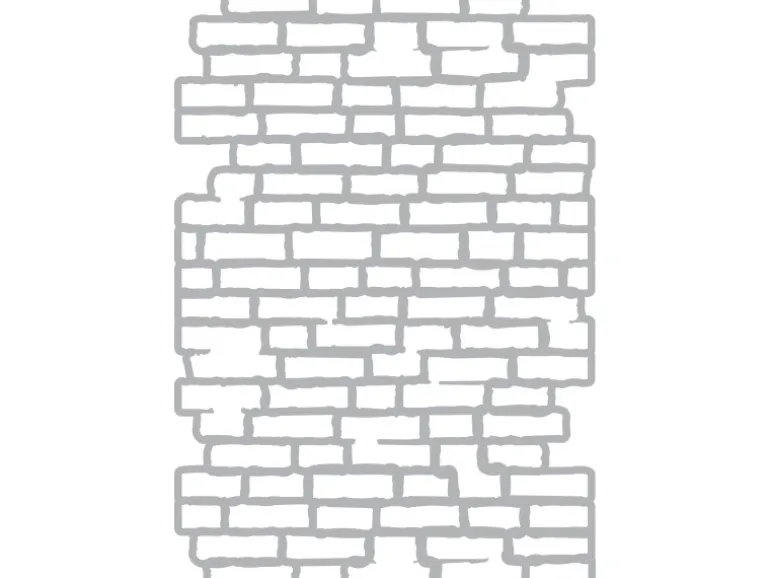 Marabu Art Stencil Schablone Bricks DIN A4