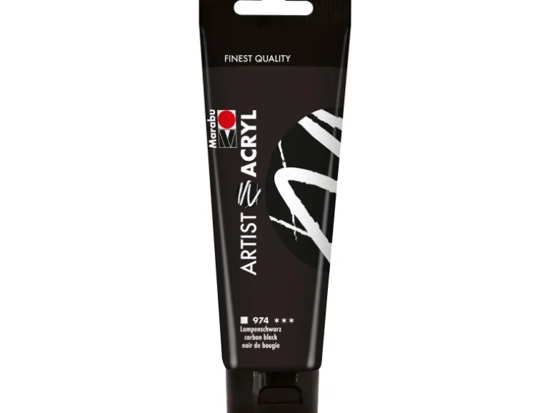 Marabu Artist Acryl 120 ml Lampenschwarz