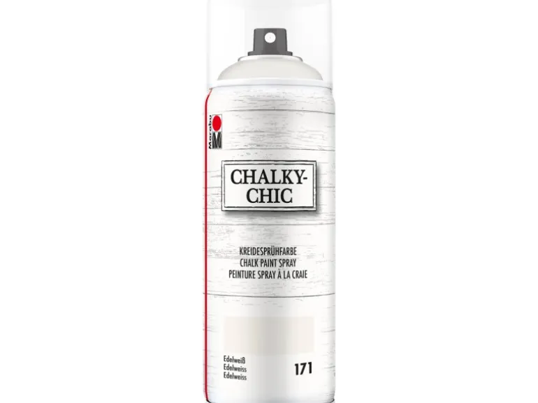 Marabu Chalky-Chic Kreidesprühfarbe 400 ml Edelweiß 171