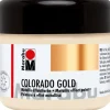 Marabu Colorado Gold Effektfarbe Weißgold 225 ml