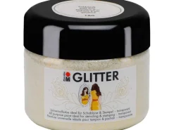 Marabu Glitter transparent 225 ml Goldstaub