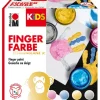 Marabu KiDS Fingerfarbe 4er Set 100 ml Sternenglanz