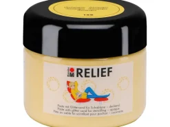 Marabu Relief Paste mit Glittersand deckend 225 ml Champagner