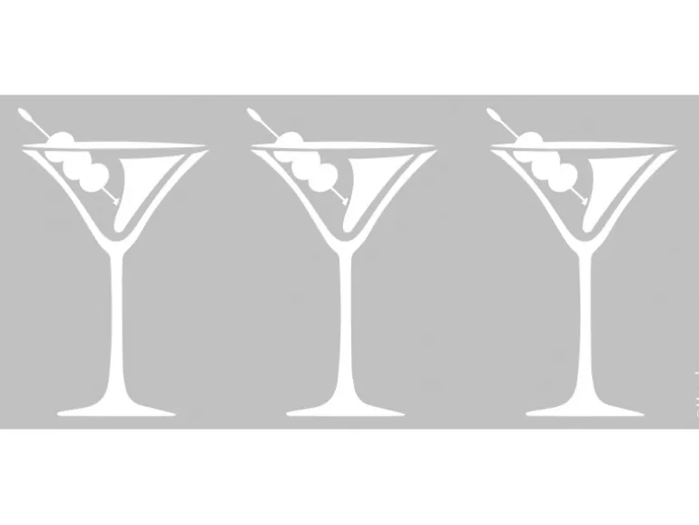 Marabu Schablone 15 x 33 cm Cocktail