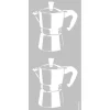Marabu Schablone 15 x 33 cm Espresso
