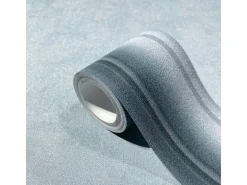 Marburg Bordüre 5 m x 0,09 cm Streifen Modern Blau FSC®