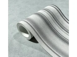 Marburg Bordüre 5 m x 0,18 cm Streifen Modern Weiß FSC®
