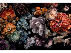 Marburg Fototapete Floral Modern Schwarz-Blau FSC®