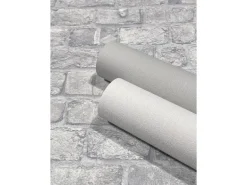 Marburg Vliestapete GZSZ Textiloptik Uni 10,05 m x 0,53 m Grau FSC®