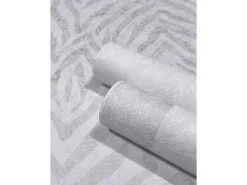 Marburg Vliestapete GZSZ Zebra-Look Streifen 10,05 m x 0,53 m Weiß FSC®