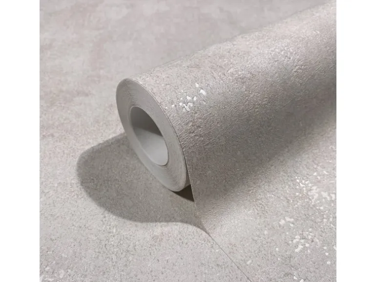Marburg Vliestapete in Leicht Glänzender Uni Beige FSC®