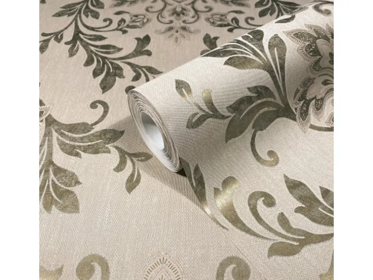 Marburg Vliestapete Villa Romana 53 Ornament Grau FSC®