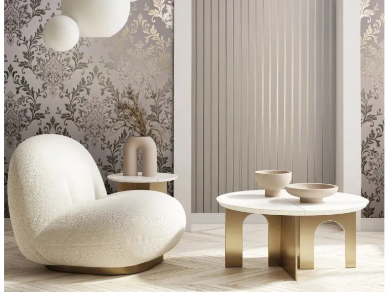 Marburg Vliestapete Villa Romana 53 Ornament Grau FSC®