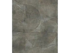 Marburg Vliestapete Vintage Deluxe geometrische Struktur Grau-Anthrazit FSC®