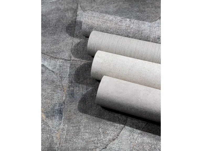 Marburg Vliestapete Vintage Deluxe geometrische Struktur Grau-Anthrazit FSC®