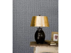 Marburg Vliestapete Vintage Deluxe Struktur Flechtmuster Anthrazit-Silber FSC®