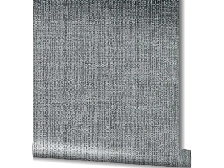 Marburg Vliestapete Vintage Deluxe Struktur Flechtmuster Anthrazit-Silber FSC®