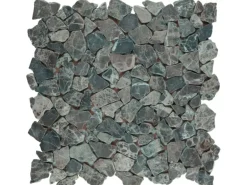 Marmormosaikmatte Marron Emperado Dark 30,5 cm x 30,5 cm