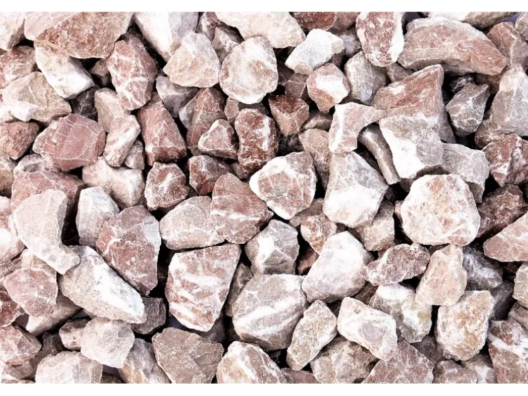 Marmorsplitt Creme-Rot 16 - 32 mm 1000 kg Big-Bag