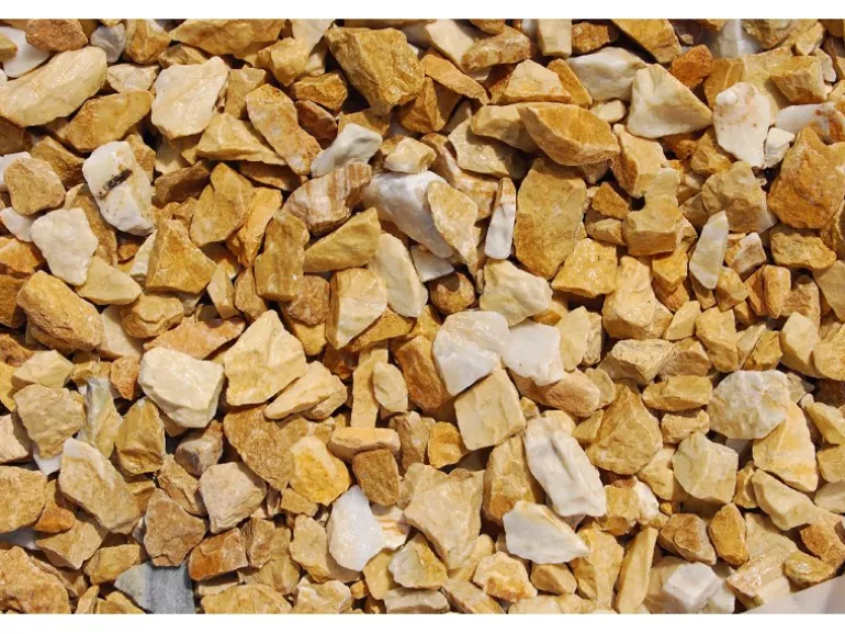 Marmorsplitt Gold-Ocker 16 - 25 mm 1000 kg Big-Bag