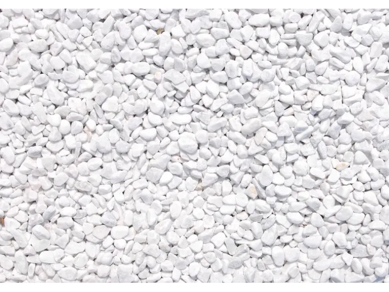 Marmorzierkiesel Carrara Weiß 5 - 12 mm 25 kg PE-Sack