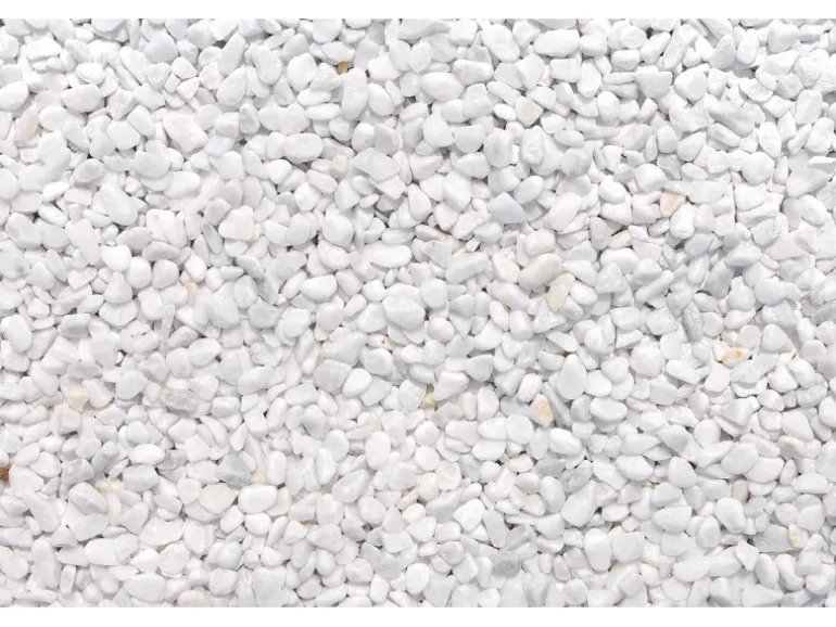 Marmorzierkiesel Carrara Weiß 5 - 12 mm 25 kg PE-Sack