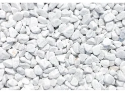 Marmorzierkiesel Carrara Weiß 16 - 25 mm 10 kg PE-Sack
