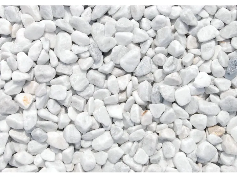 Marmorzierkiesel Carrara Weiß 16 - 25 mm 1000 kg Big-Bag