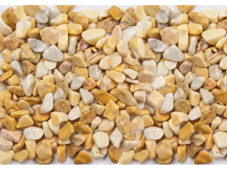 Marmorzierkiesel Siena-Gelb 15 - 25 mm 1000 kg Big-Bag