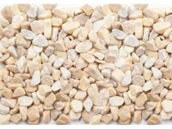 Marmorzierkiesel Siena-Gelb 15 - 25 mm 25 kg PE-Sack