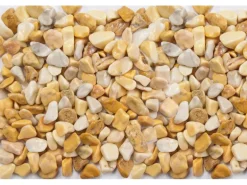 Marmorzierkiesel Siena-Gelb 15 - 25 mm 25 kg PE-Sack