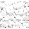 Marmorzierkiesel Thassos-Weiß 25 - 50 mm 25 kg PE-Sack