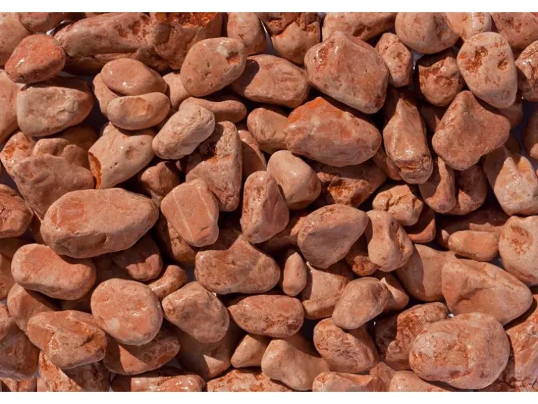 Marmorzierkiesel Verona-Rot 25 - 40 mm 1000 kg Big-Bag