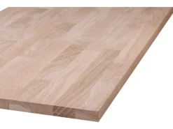 Massivholzplatte Eiche 80 cm x 40 cm x 1,8 cm
