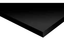 Möbelbauplatte 260 cm x 20 cm x 1,9 cm Schwarz