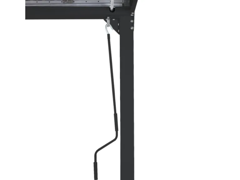 MCW Alu Pergola L41 mit 6x Seitenwand Anthrazit 3x6m